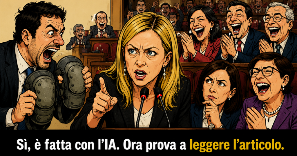 Le ginocchiere, il rispetto per le donne e la solita sinistra a corrente alternata